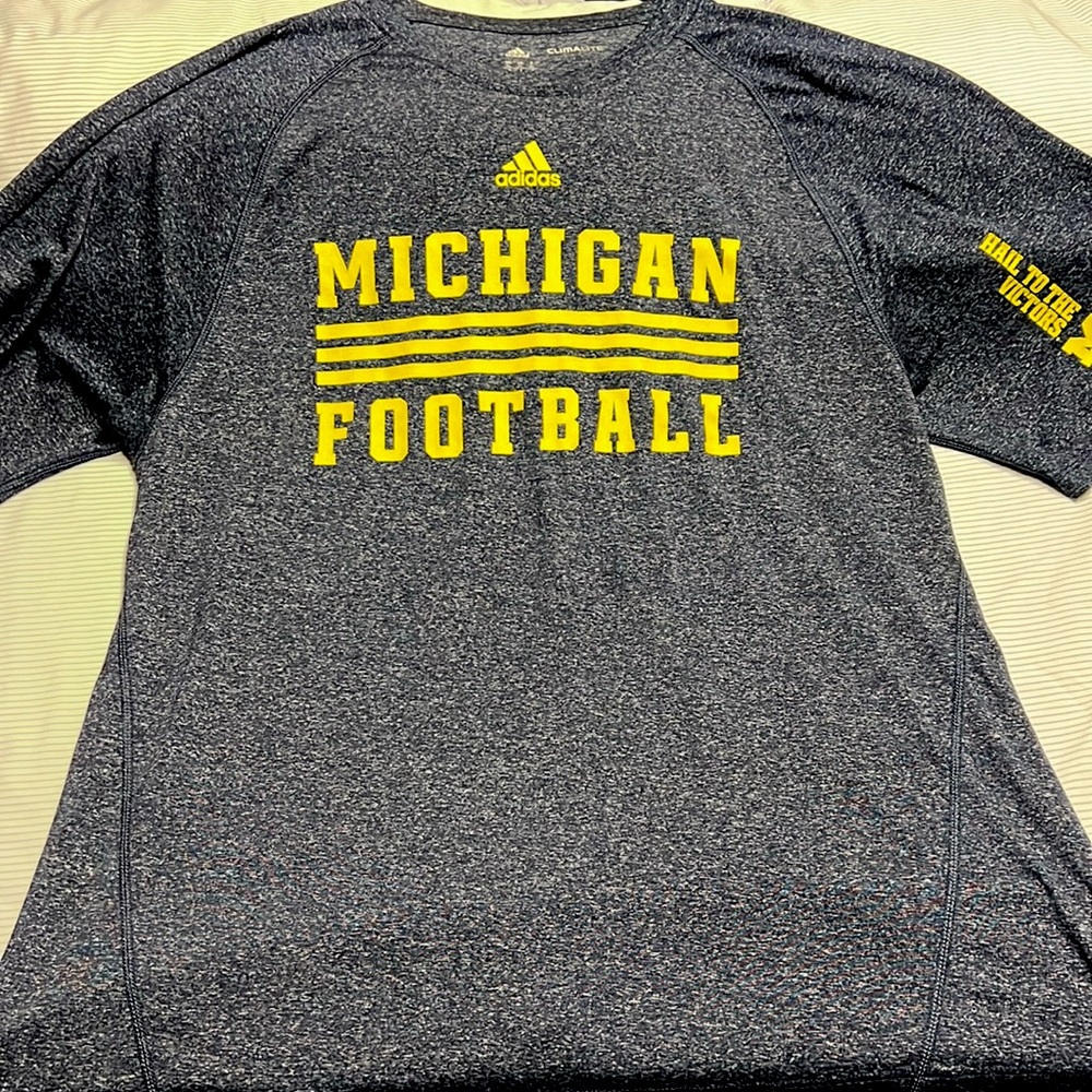 Michigan Football Short Sleeve adidas shirt